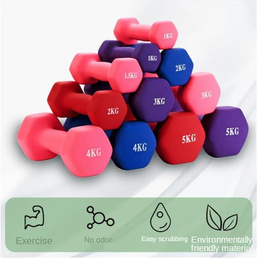 Vinyl Rubber Neoprene Dumbbells