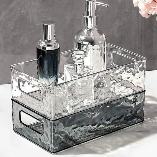 Stackable acrylic storage/make up organizers