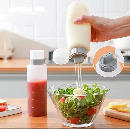 350ml 5 Holes Condiment Squeeze Bottle