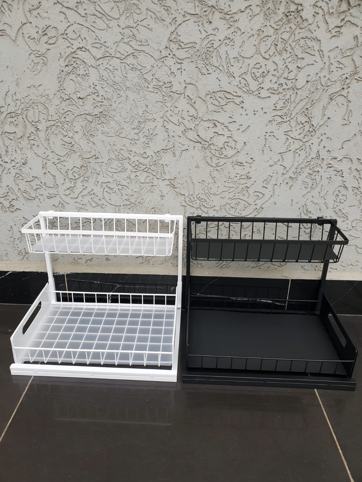 2 Tire Multipurpose Organizer With Slide Rails