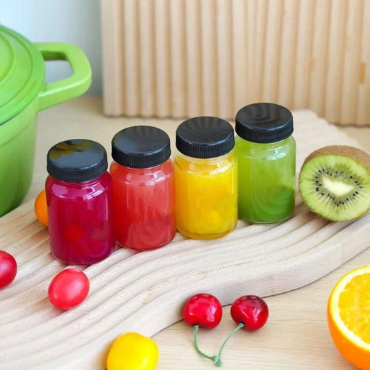 5pcs Set Gingershots Glass Bottles