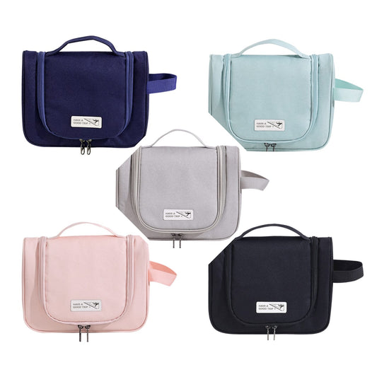 Portable travel cosmetic bag