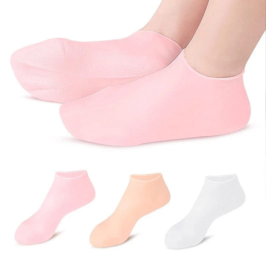 Silicone Moisturizing Spa Gel Heel Socks