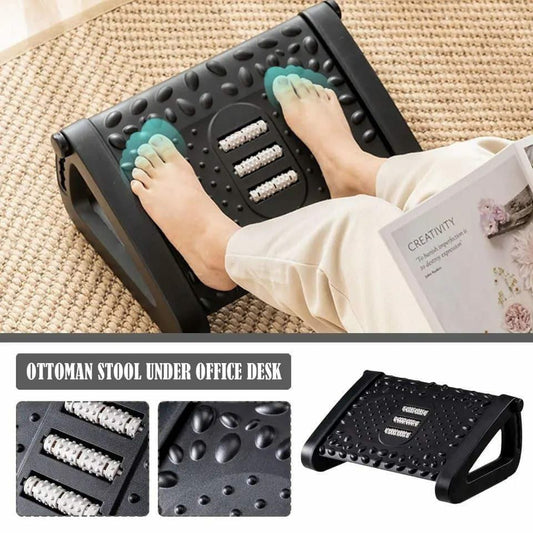 Ergonomic & nonskid  foot rest/toilet stool for rest & pain relief
