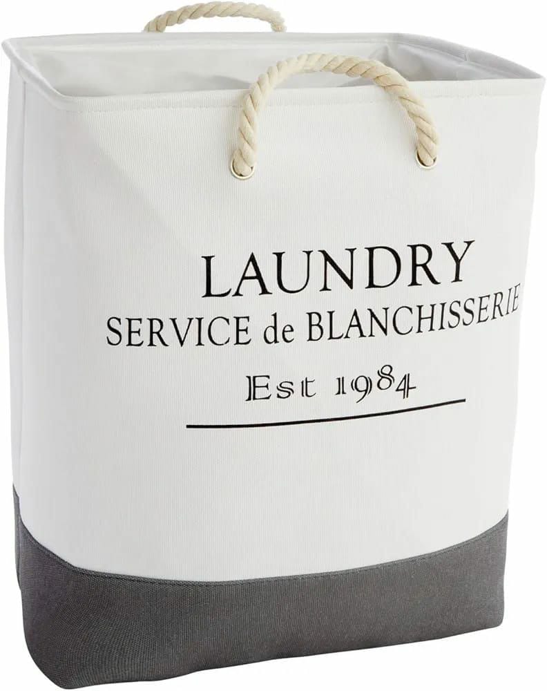 Canvas Laundry multi-purpose basket with handle