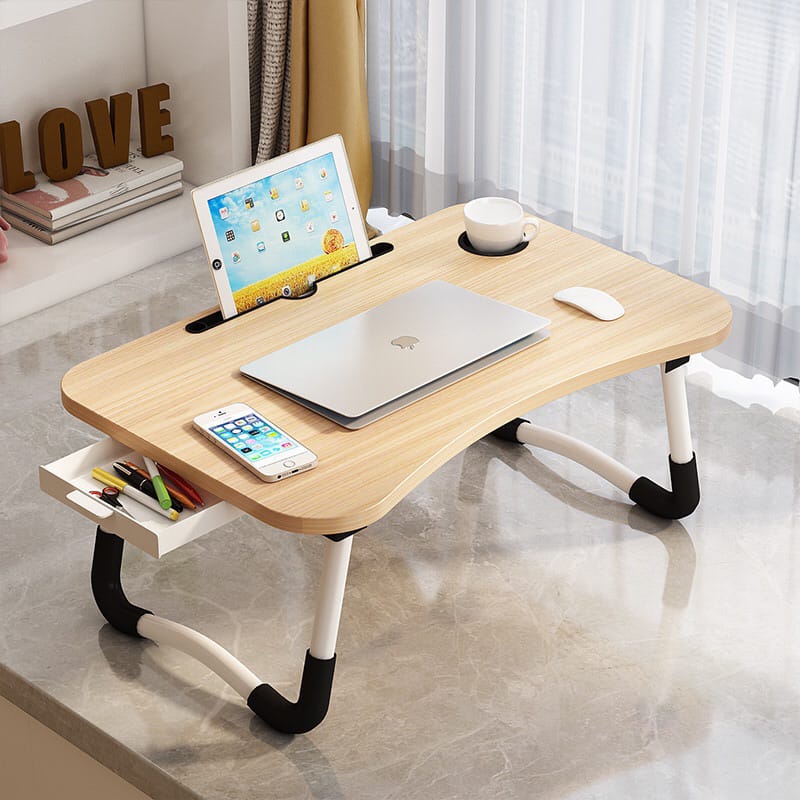 Portable and foldable breakfast/work desk