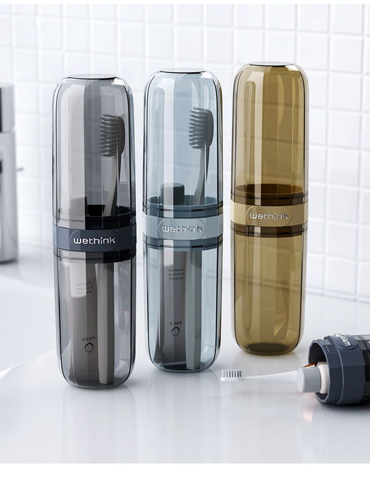 Portable travel toothbrush