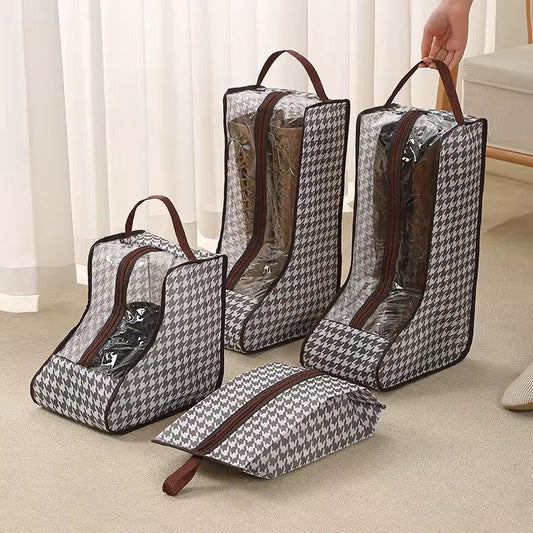 4pcs Set Boot / Shoes Storage Bag Set with Handles