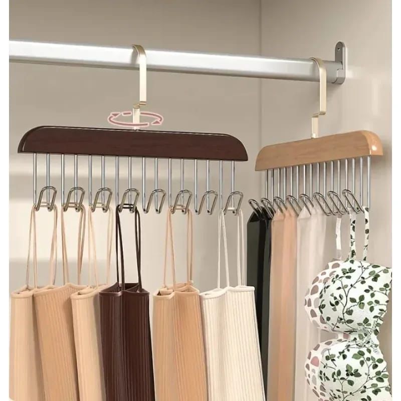 Wooden plank multipurpose 8 hook hanger