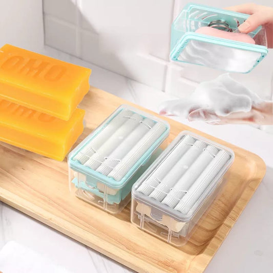 Multifunctional 2 In 1 Soap Storage Foaming Box